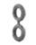 Shaft Double C-Ring - Large Gray