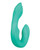 Gender X Strapless Strap On Seashell - Teal