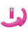 Shots Ouch Vibrating Silicone Strapless Strap On With Controller - Pink