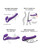 Strap On Me Vibrating Bendable Strapless Strap On Medium - Purple