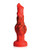 Creature Cocks Fire Hound Silicone Dildo - Large Red