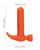 Love Tap the Hammer Vibrator - Orange