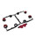 Saffron Under the Bed Adjustable Restraint System - Black and Red
