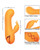 California Dream Montecito Muse Dual Stimulation Vibe - Orange
