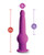 Blush Impressions New York Gyro Quake Dildo - Purple