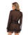 Provence Short Robe - Black S/M
