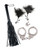 Bondage by Nasstoys Whip & Cuff Set - Black