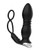 Ass-station Remote Prostate Power Plug With Cock & Ball Ring - Black