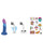 ROMP Piccolo 3 Color Dildo - Blue
