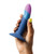 ROMP Piccolo 3 Color 5.5" Dildo Pegging Kit - Blue
