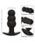 Rock Bottom Beaded Anal Probe - Black
