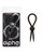Alpha Liquid Silicone Lasso Cock Ring - Black