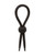 Alpha Liquid Silicone Lasso Cock Ring - Black
