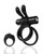 Screaming O Ohare Remote Controlled Vibrating Ring - XL Black