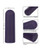 Turbo Buzz Rounded Mini Bullet Stimulator - Purple