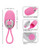 Turbo Buzz Bullet Stimulator With Removable Silicone Sleeve - Pink