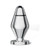 Mystim Little John Buttplug Small Aluminum - Silver