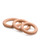 Curve Toys Jock Silicone Cock Ring Set of 3 - Medium