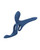 Pleasure Pivot App-Controlled Couples Vibrators - Navy Blue