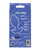 Cheeky Glow in the Dark Vibrating Butt Plug - Large Blue
