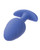 Cheeky Glow in the Dark Vibrating Butt Plug - Large Blue