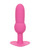 First Time Vibrating Beaded Anal Probe - Pink