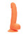 Silicone Studs Neon 6" Dildo - Orange