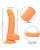 Silicone Studs Neon 6" Dildo - Orange