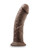 Blush Dr. Skin Silicone Dr. Shepherd 8" Dildo With Suction Cup - Chocolate