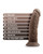 Blush Dr. Skin Silicone Dr. Shepherd 8" Dildo With Suction Cup - Chocolate