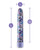 Blush Limited Addiction Floradelic 7" Rechargeable Vibe - Purple