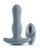 Renegade Gemini Anal Plug Vibrator With Remote - Gray
