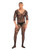Rainbow Party Supernova Body Stocking 2 pc Set - Black S/M