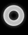 Firefly Glow in the Dark Bubble Cock Ring - Large, White