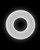Firefly Glow in the Dark Bubble Cock Ring - Small, White