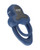 Anello Vibrating Double Cock Ring With Clitoral Stimulator - Blue