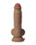 Shaft Flexskin Liquid Silicone 7.5" Vibrating Dong With Balls - Oak