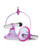 Lux Fetish Vibrating Nipple Suckers With Quick Release - Pink/Purple