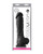 ColourSoft 8" Soft Dildo - Black