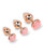 Gemsations 3 pc 2.75" & 3.15" & 3.7" Rose Metal Butt Plug Training Set - Rose Gold