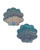 Pastease Opalescent Mermaid Shells - Seafoam Blue O/S