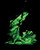 Creature Cocks Glowzilla Silicone Dildo - Glow in the Dark