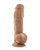 Blush Au Natural 10" Big Boy Realistic Dildo With Balls - Mocha