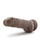 Blush Au Natural 10" Big Boy Realistic Dildo With Balls - Chocolate