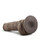 Blush Au Natural 10" Big Boy Realistic Dildo With Balls - Chocolate