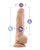 Blush Au Natural 10" Big Boy Realistic Dildo With Balls - Vanilla