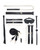 Shots Ouch! Rome Collection Bondage Kit With Bag - Black