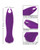 Kyst Teaser Stimulator With Flickering Ticklers - Purple