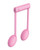 The Beat Remote Note Vibe - Pink