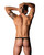 Love Star Thong With Ring - Black S/M